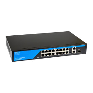 16-портовий комутатор SEVEN P-73216G-SFP PoE (switch)