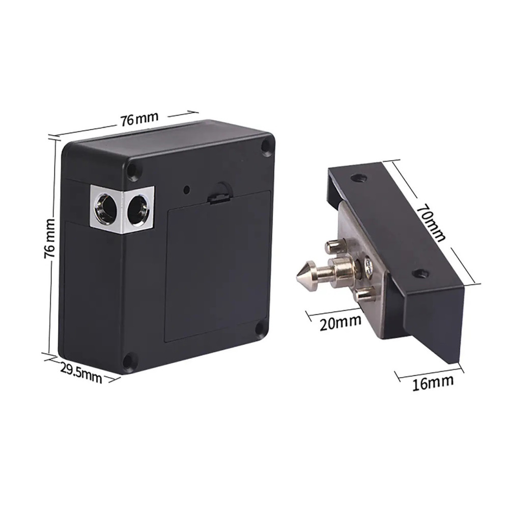 Мебельный RFID замок SEVEN LOCK SL-7733 black