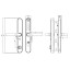 Умный дверной биометрический замок SEVEN LOCK SL-7761BF silver (без врезной части)