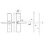 Умный дверной биометрический замок SEVEN LOCK SL-7766BF black (без врезной части)