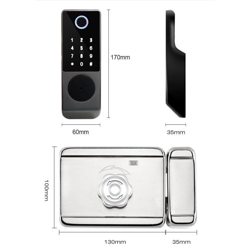 Умный биометрический замок SEVEN LOCK SL-7770BF