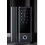 Розумний біометричний замок для скляних дверей SEVEN LOCK SL-7776BF black