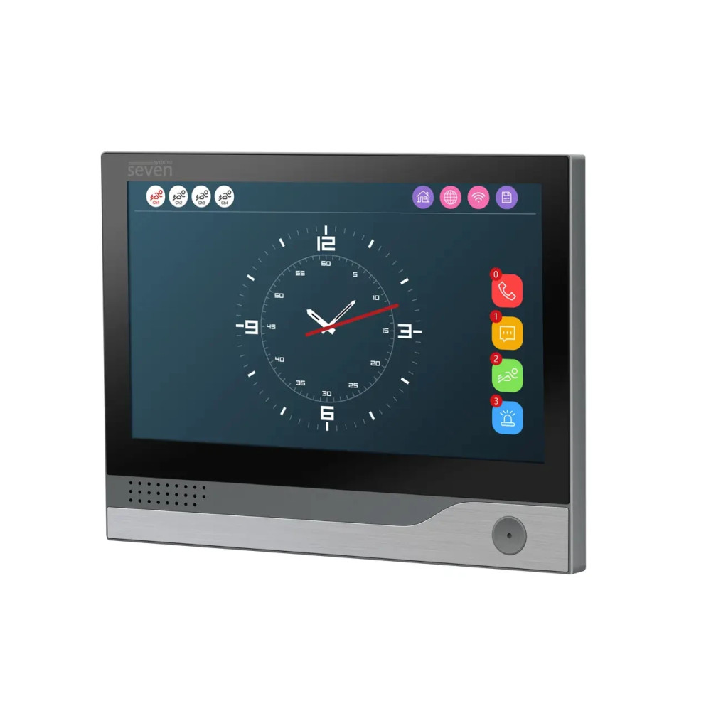 Комплект Wi-Fi домофона 7 дюймов SEVEN KD-7839d с магнитным замком 280 кг
