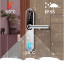 Розумний дверний біометричний замок SEVEN LOCK SL-7768BF (85мм) silver (без врізної частини)