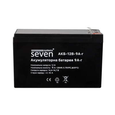 Акумуляторна батарея SEVEN 12В/9Аг