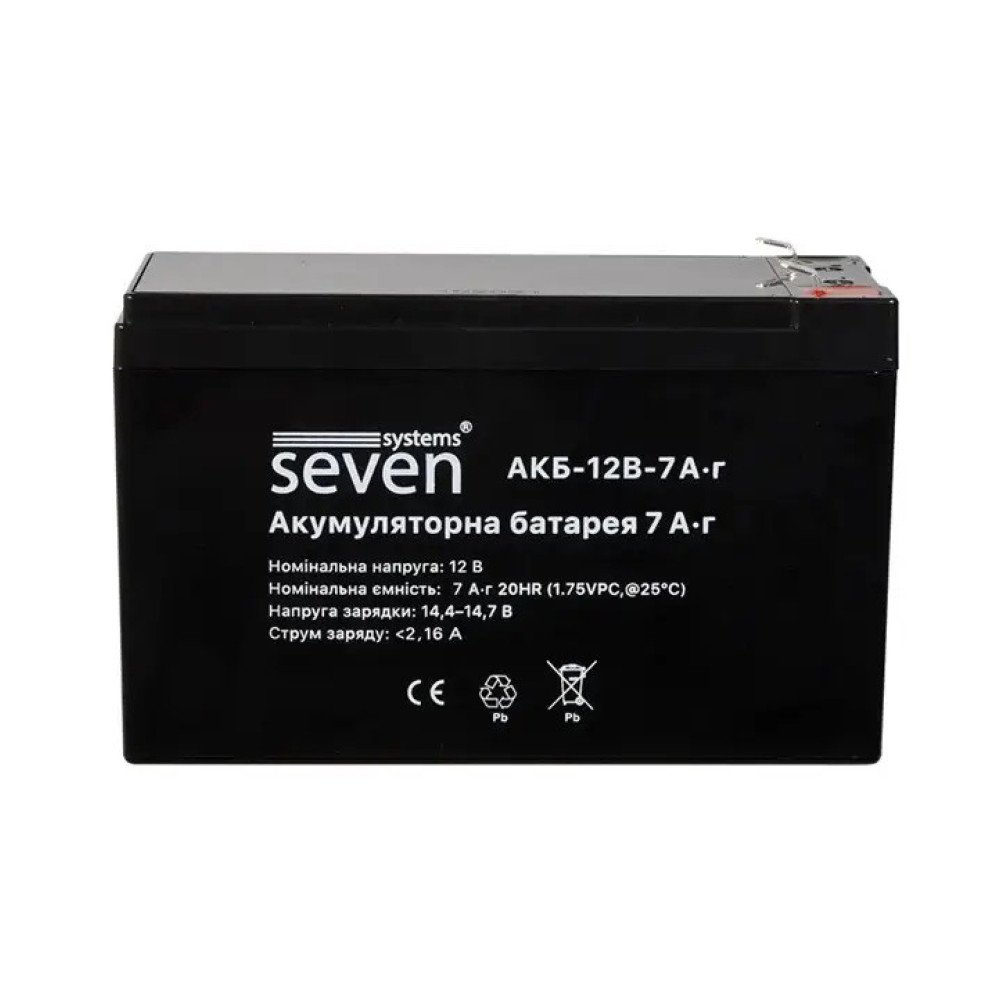 Акумуляторна батарея SEVEN 12В/7Аг