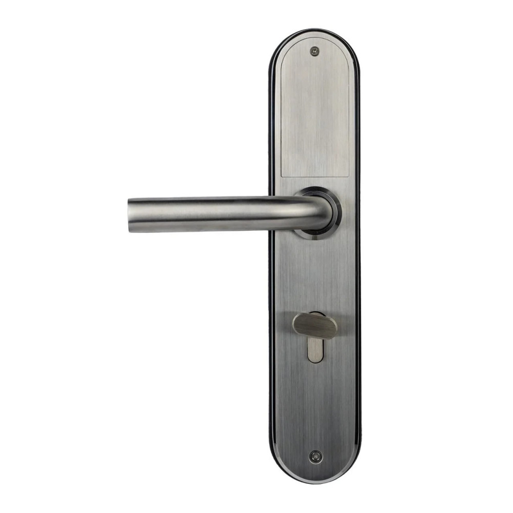 Розумний дверний біометричний замок SEVEN LOCK SL-7768BF (85мм) silver (без врізної частини)