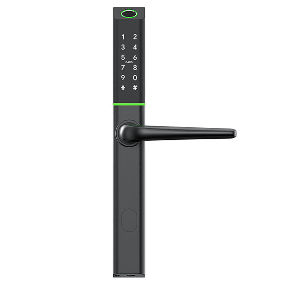 Розумний дверний біометричний замок SEVEN LOCK SL-7763BF black (без врізної частини)