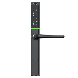 Умный дверной биометрический замок SEVEN LOCK SL-7763BF black (без врезной части)
