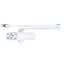 Дотягувач дверей 40-65 кг SEVEN DC-7742HP white (механізм блокування двері)