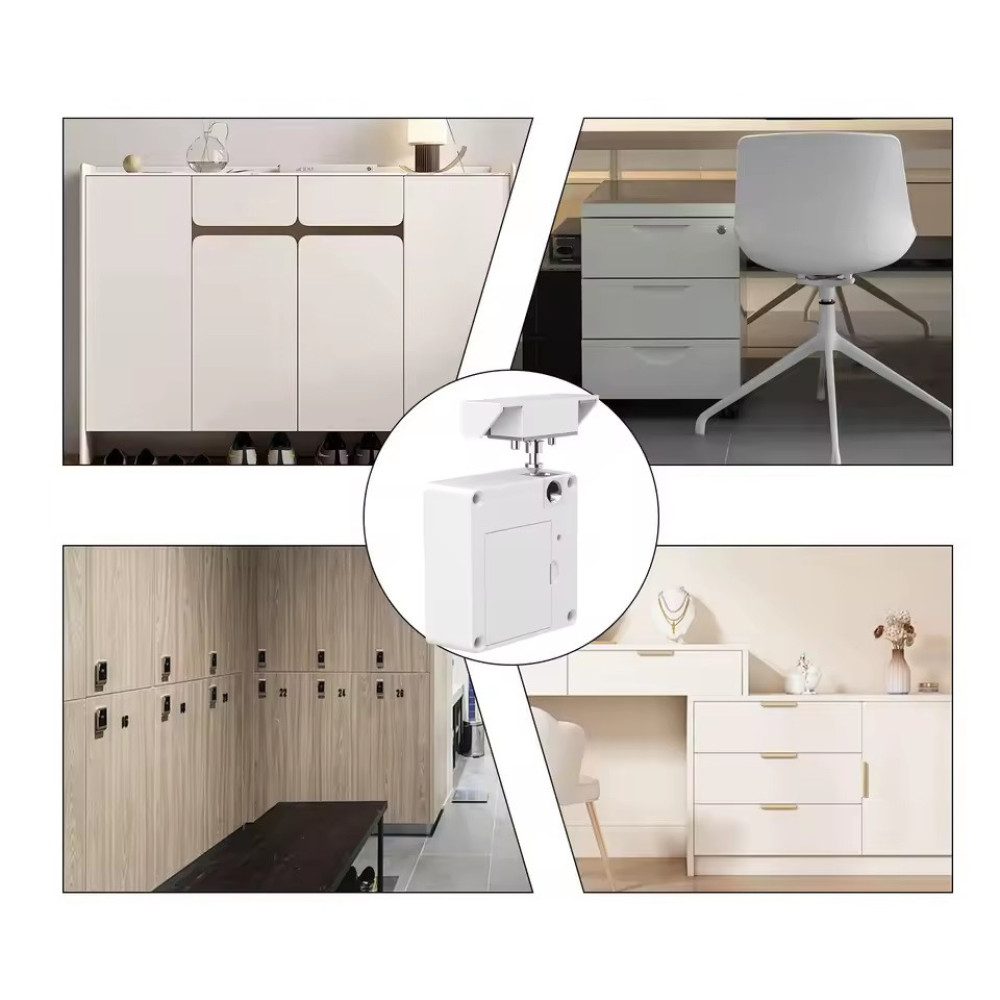 Мебельный RFID замок SEVEN LOCK SL-7733B Bluetooth white