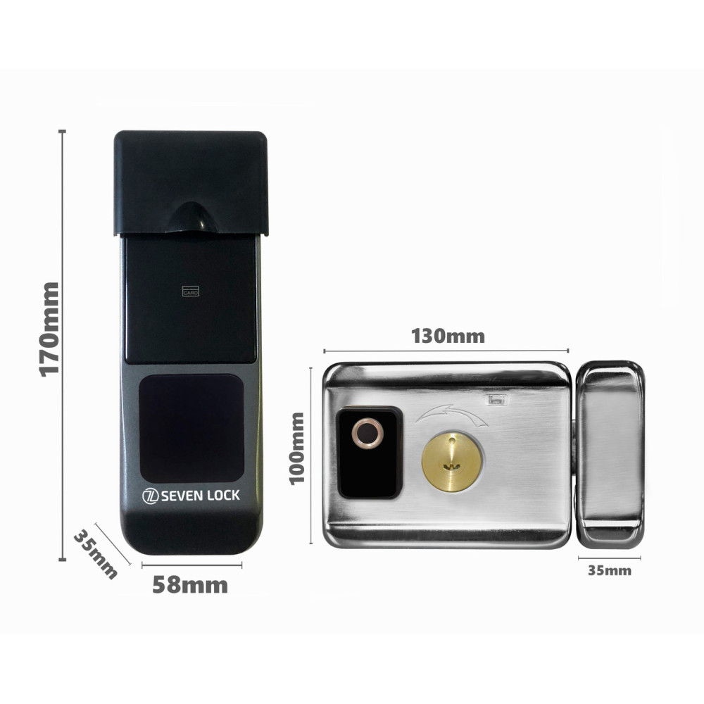 Розумний біометричний замок SEVEN LOCK SL-7771BF