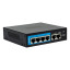 6-портовий PoE-комутатор SEVEN PS204D-12V (Cloud POE: 4, UP: 2), хмарно керований