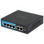 6-портовий PoE-комутатор SEVEN PS204D-12V (Cloud POE: 4, UP: 2), хмарно керований