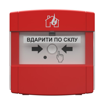 Адресний ручний пожежний сповіщувач Tiras DETECTO MNL100
