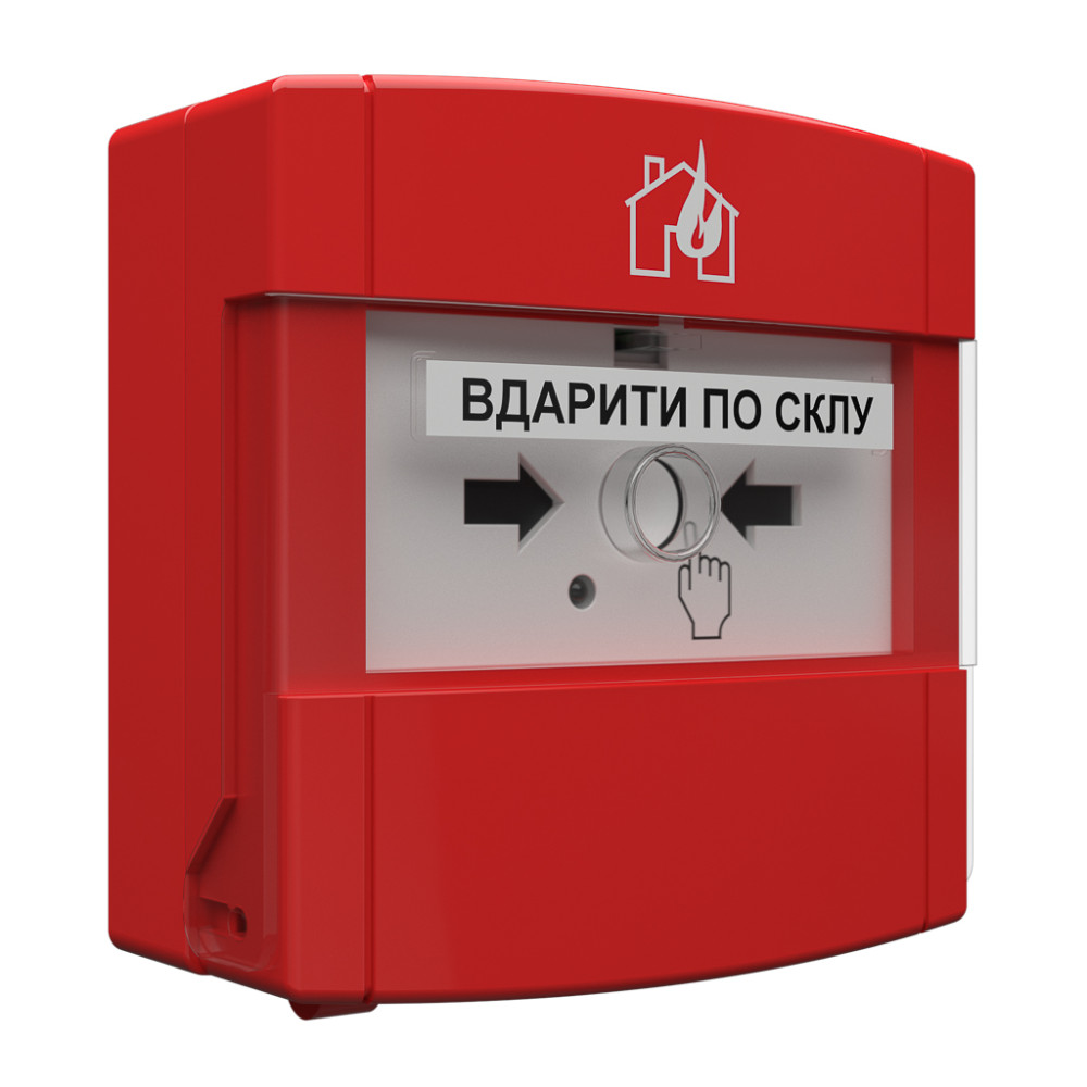 Адресний ручний пожежний сповіщувач Tiras DETECTO MNL100