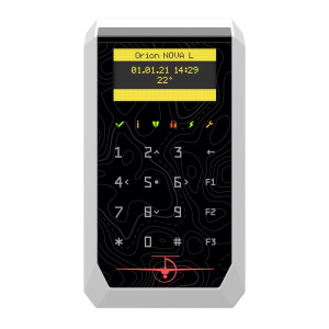 Сенсорна клавіатура TIRAS K-PAD OLED+(PE) для керування охоронною системою Orion NOVA