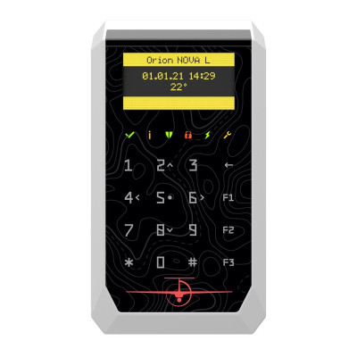 Сенсорная клавиатура TIRAS K-PAD OLED+(PE) для управления охранной системой Orion NOVA