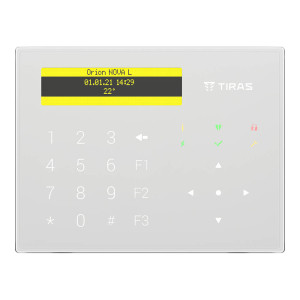Клавіатура Tiras Orion К-GLCD white