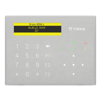 Клавіатура Tiras Orion K-GLCD gray