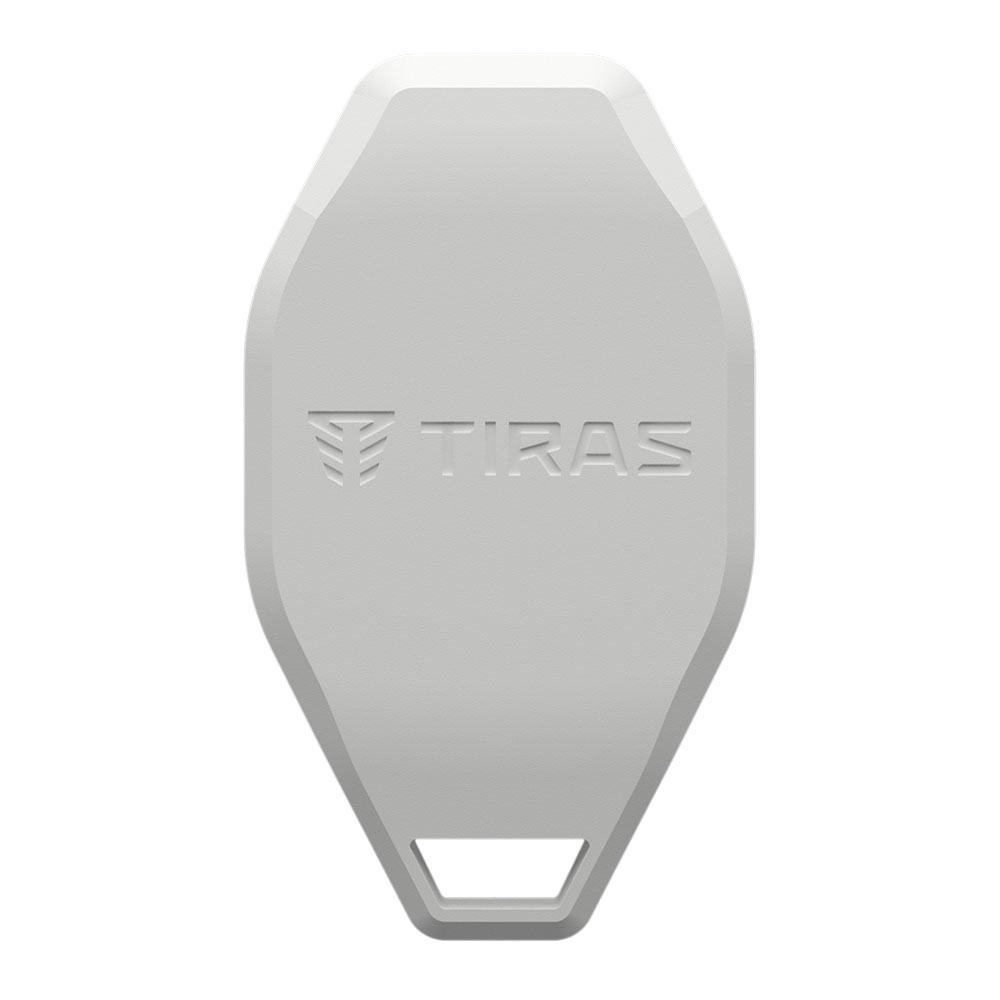 Брелок управління системою Tiras X-Key white з тривожною кнопкою