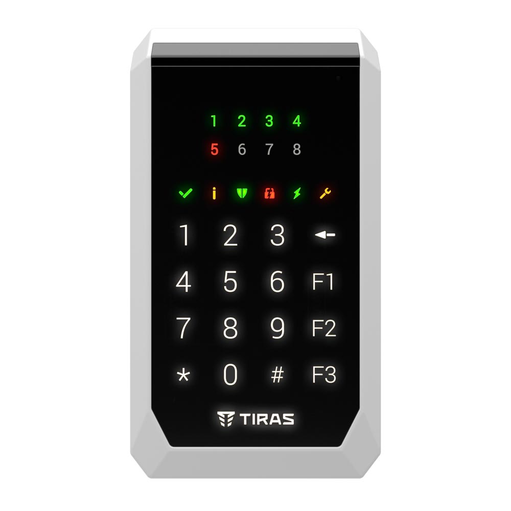 Кодовая клавиатура Tiras X-Pad black для управления охранной системой Orion NOVA X
