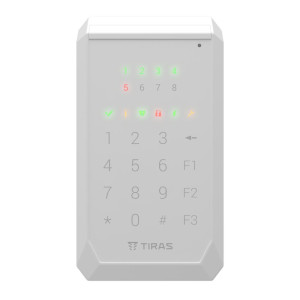 Кодовая клавиатура Tiras X-Pad white для управления охранной системой Orion NOVA X
