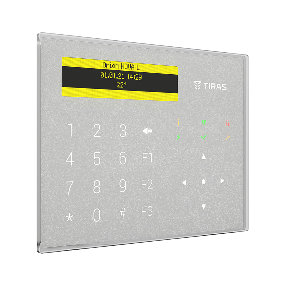 Клавіатура Tiras Orion K-GLCD gray