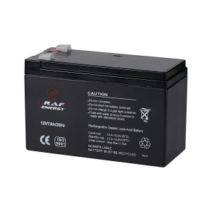 Аккумуляторная батарея 12В 7Ач Kraft 12V7Ah/20Hr F2 AGM свинцово-кислотная
