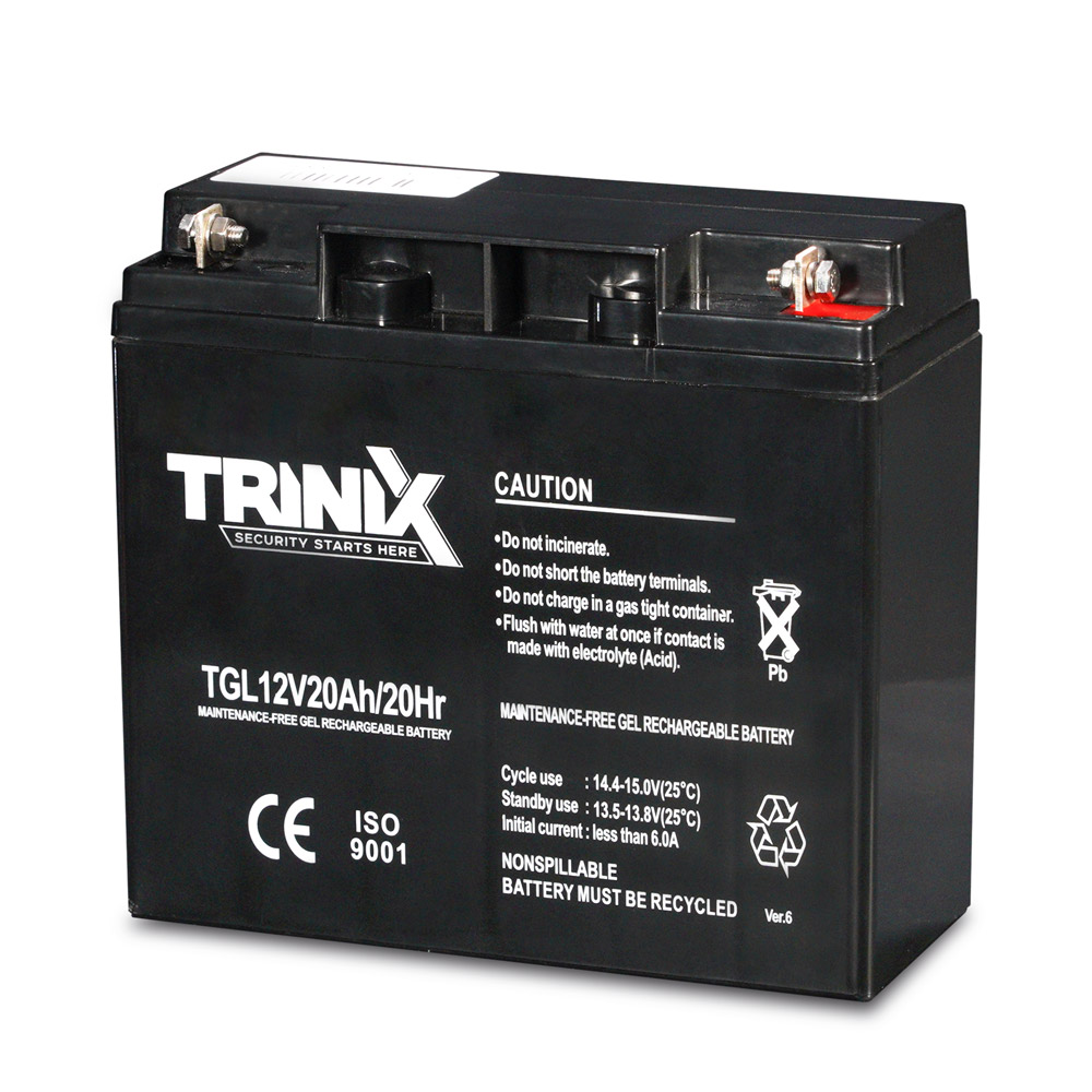 Акумуляторна батарея 12В 20Аг Trinix TGL12V20Ah/20Hr GEL гелева
