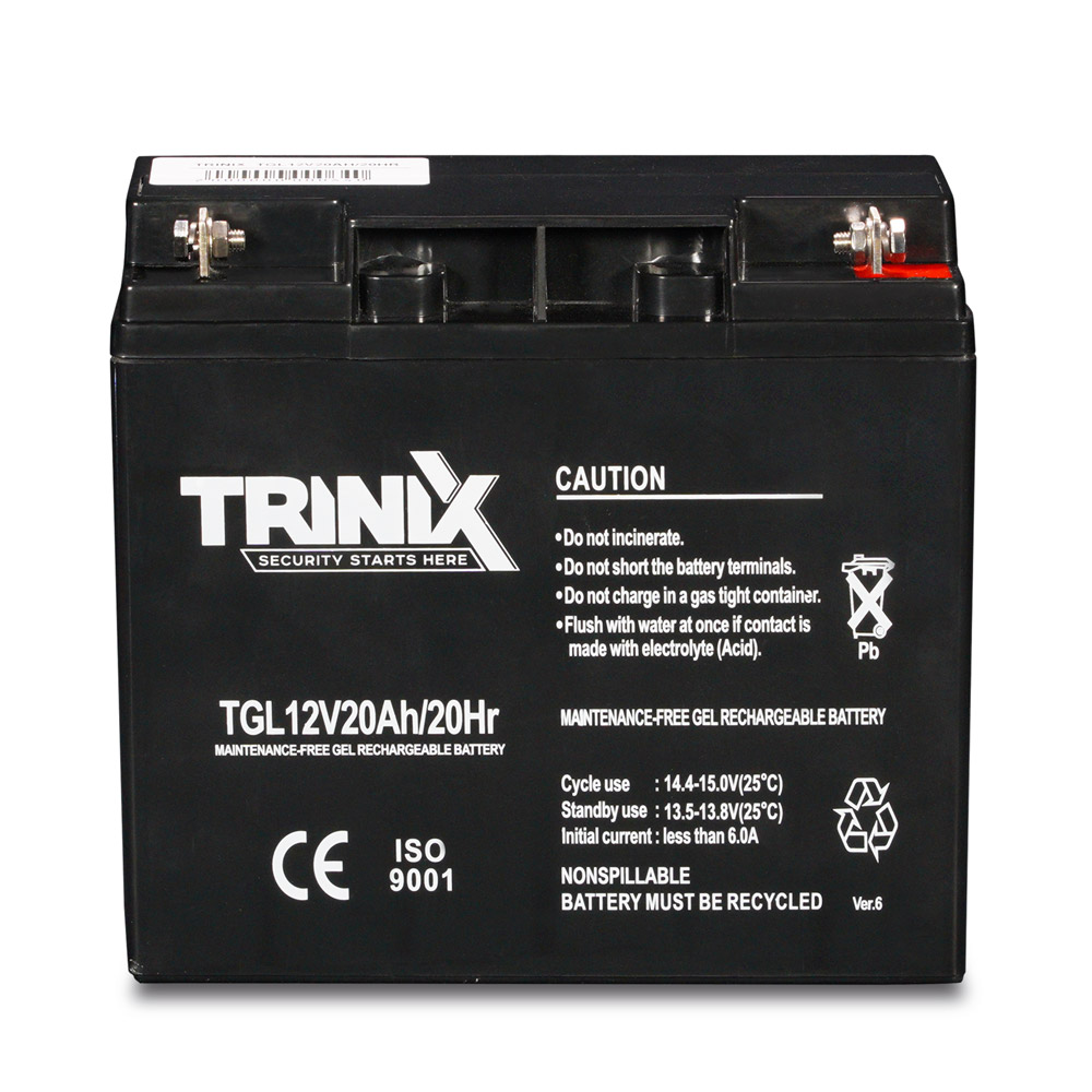 Акумуляторна батарея 12В 20Аг Trinix TGL12V20Ah/20Hr GEL гелева