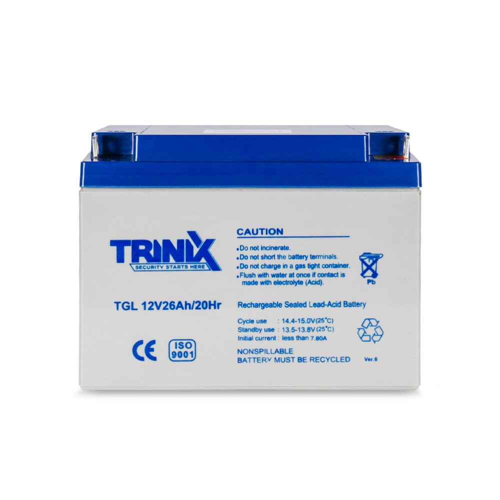 Аккумуляторная батарея 12В 26Ач Trinix TGL12V26Ah/20Hr GEL гелевая 