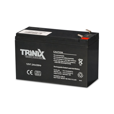 Акумуляторна батарея 12В 7.2Аг Trinix 12V7.2Ah/20Hr AGM свинцево-кислотна  