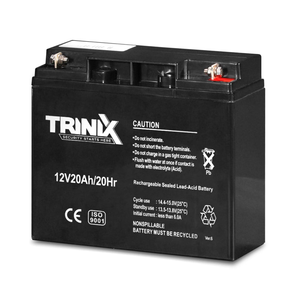 Аккумуляторная батарея 12В 20Ач Trinix 12V20Ah/20Hr Super Charge AGM свинцово-кислотная