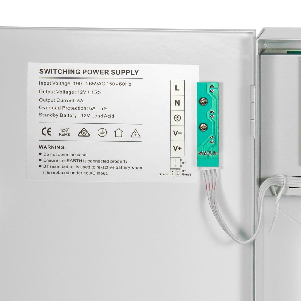 Джерело безперебійного живлення Kraft PSU-1205/8CH
