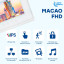 Відеодомофон 7” Light Vision MACAO FHD White
