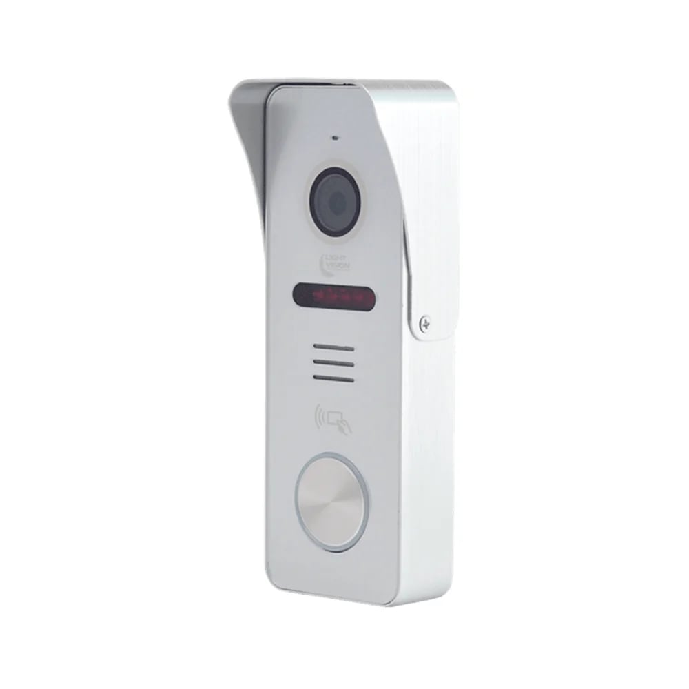 2 МП Видеопанель Light Vision RIO FHD (RF) Silver со считывателем Mifare