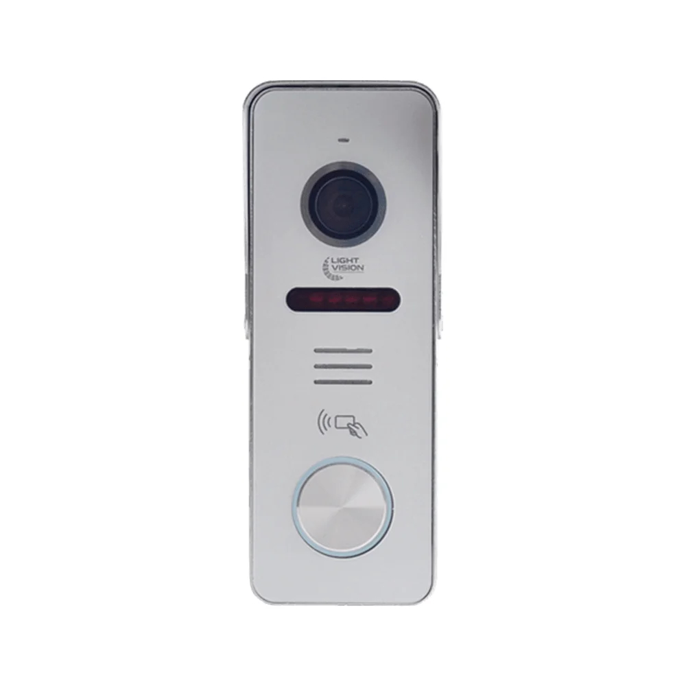 2 МП Видеопанель Light Vision RIO FHD (RF) Silver со считывателем Mifare