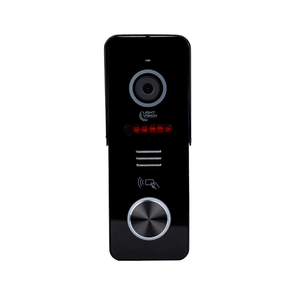 2 МП Відеопанель Light Vision RIO FHD (RF) Black зі зчитувачем Mifare