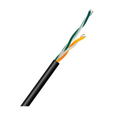 Вита пара Kraft UTP CAT5E CU 0.5 mm LDPE 2PR Outdoor 500м зовнішній мідь