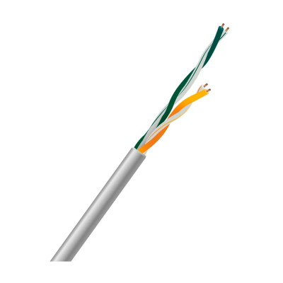 Витая пара Kraft UTP CAT5E CU 0.5mm PVC 2PR Indoor 500м внутренняя медь
