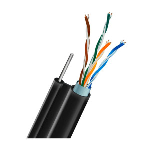 Вита пара Trinix UTP CAT5E CU 0.5 mm LDPE Outdoor + дріт 305м зовнішній мідь