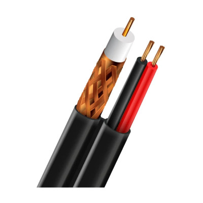 Коаксиальный кабель Trinix RG-59+2*0,5 OUTDOOR 305м LDPE медь