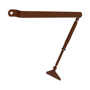 Коліно для дотягувачів Dortec DT65ARM Brown з фіксацією у відчиненому положенні