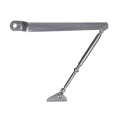 Колено для дотягивателей Dortec DT65ARM Silver с фиксацией в открытом положении