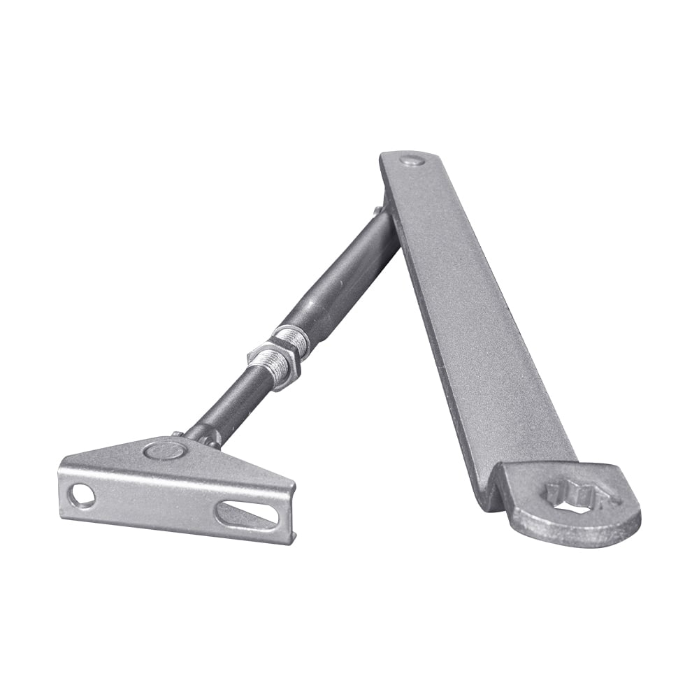 Колено для дотягивателей Dortec DT65ARM Silver с фиксацией в открытом положении