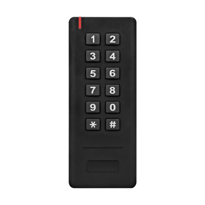Клавіатура EM-Marine Trinix TRK-2201WR Black бездротова зі зчитувачем