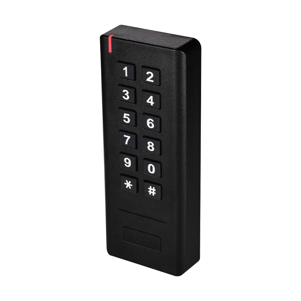 Клавіатура EM-Marine Trinix TRK-2201WR Black бездротова зі зчитувачем