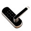 Замок биометрический автономный Trinix TRL-5107BTF Silver Right
