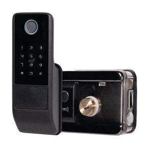 Замок біометричний автономний Trinix TRL-5202BT2FW Black